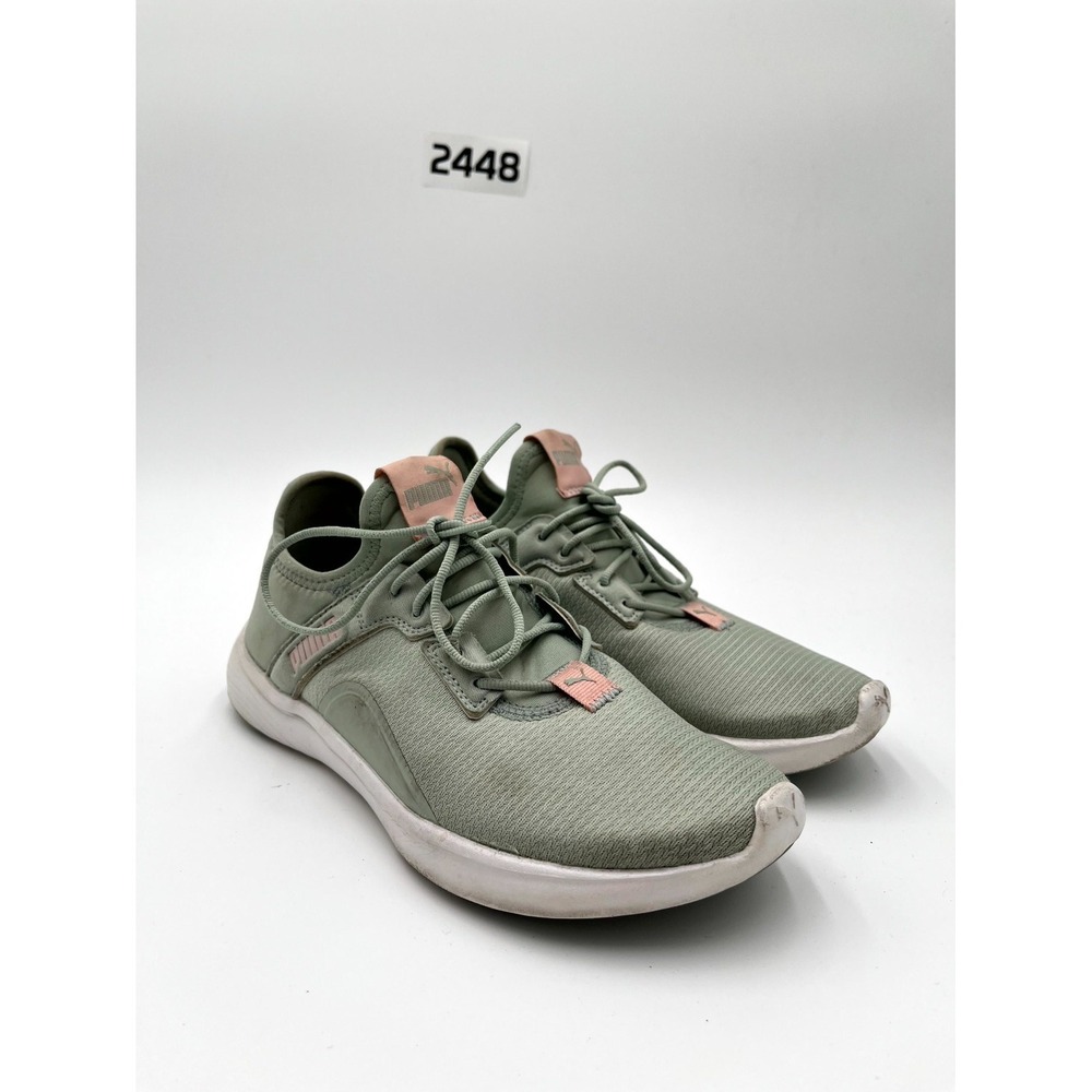 Puma Softride Vital Femme 193709-03 Womens 8 Running Shoes Sage Green Sneakers